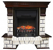 Каменные порталы для камина Pierre Luxe белый под очаг Panoramic 25FX