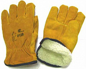 Перчатки цельные утепленные люкс