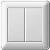 Выключатель W59 2кл скр. 16А (бел.) (ВС516-252-18)