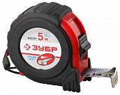Рулетка 5 м/19 мм обрезиненный корпус Зубр Мастер