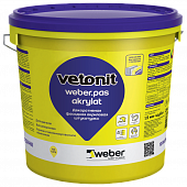 Акриловая декоративная штукатурка Weber.Pas Akrylat