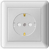 Розетка W59 х1 скр.с/з 16А (бел.) (РС16-152-18)
