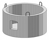 Кольцо колодезное с днищем КЦД-15-10ч