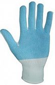 Перчатки нейлоновые с ПВХ-бисер