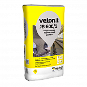 Раствор для выполнения замоноличивания стыков и подливочных работ Weber.Vetonit JB 600/3