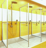Душевые перегородки из сотового поликарбоната